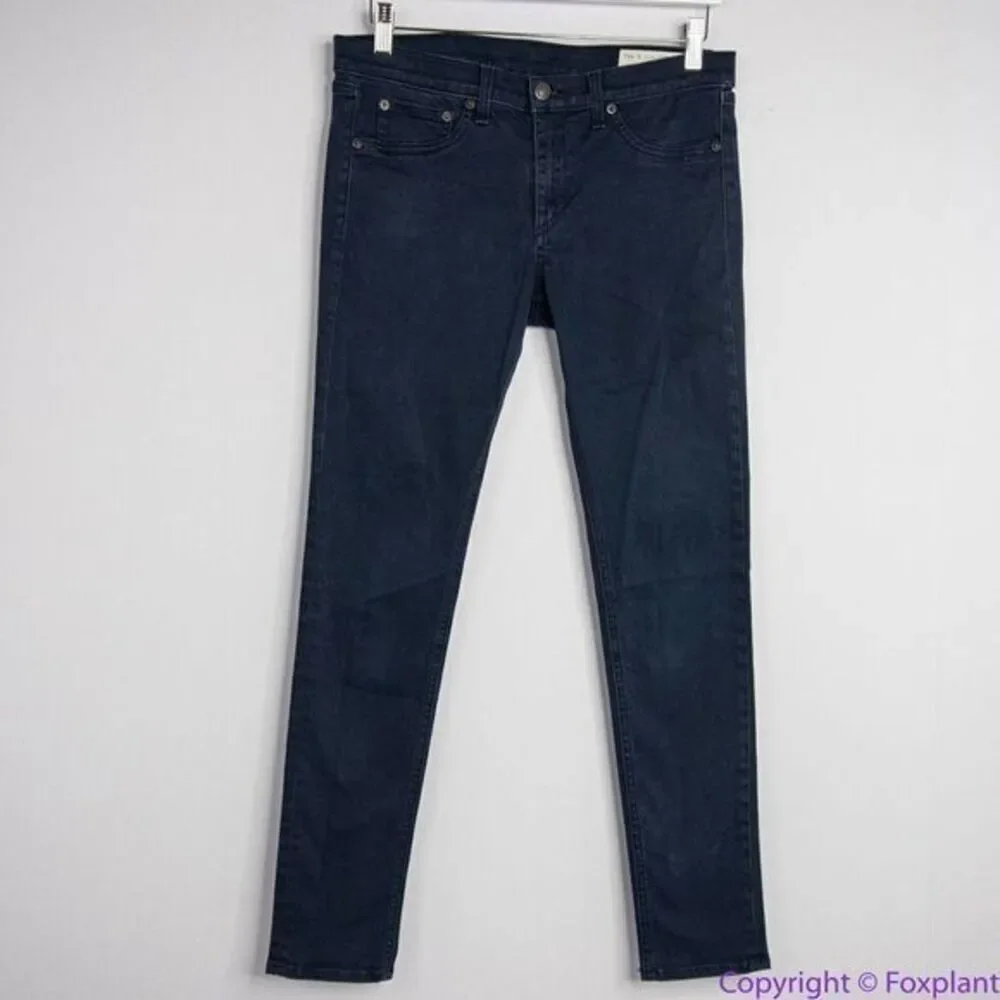 NEW Rag & Bone Jeans Skinny Legging Womens size 30 W1503M070 Navy Sateen Stretch